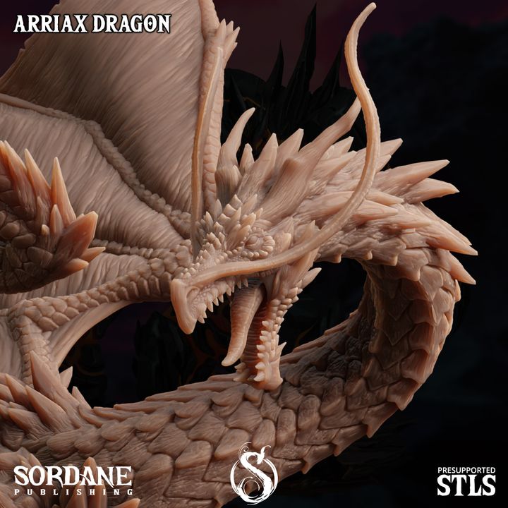 Arriax Dragon - Majestic (100mm Base)