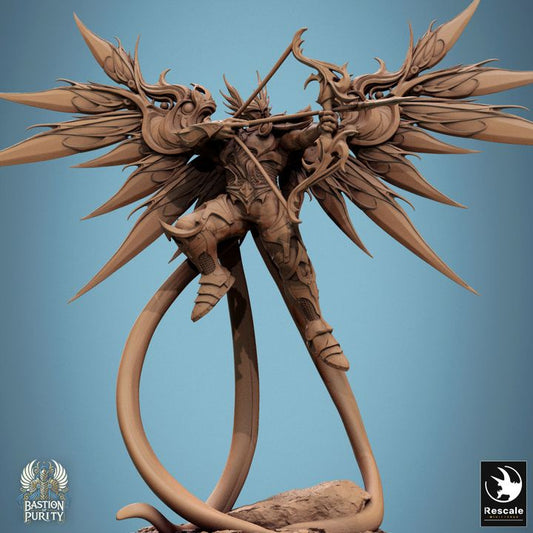 Celestial Archer Wings Bow | Large | Rescale Miniatures | D&D DnD Pathfinder Miniature