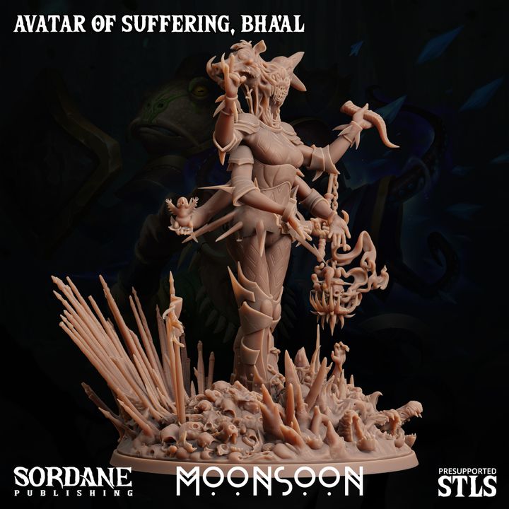 Avatar of Suffering, Bha'al - Commanding (75mm Base)