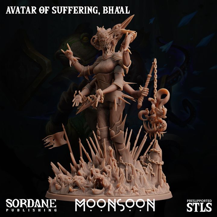 Avatar of Suffering, Bha'al - Commanding (75mm Base)