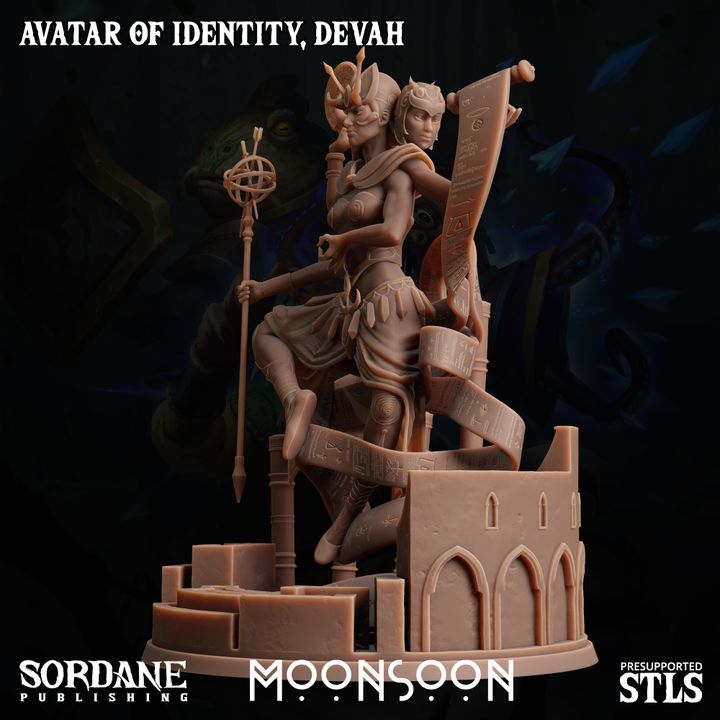 Avatar of Identity, Devah - Commanding (100mm Base)