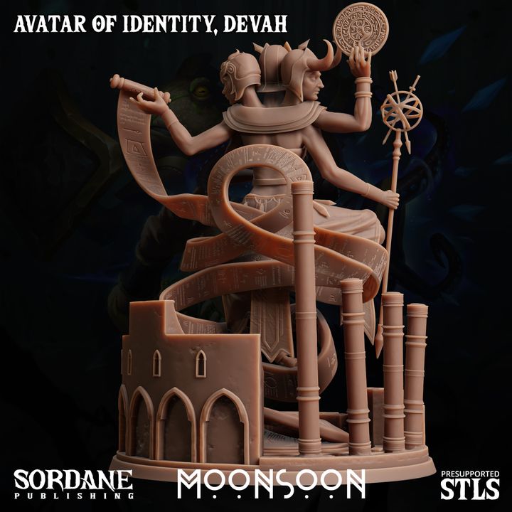 Avatar of Identity, Devah - Commanding (100mm Base)
