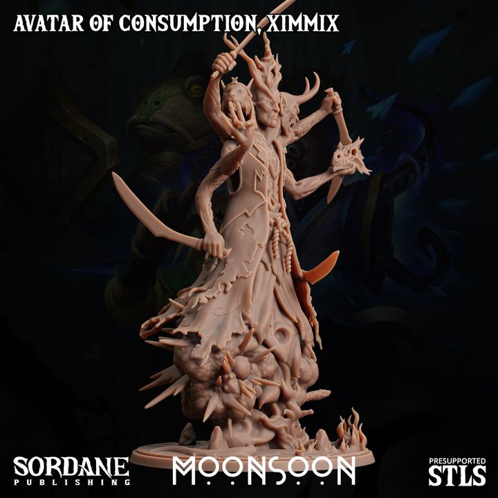 Avatar of Consumption, Ximmix - Standing (75mm Base)