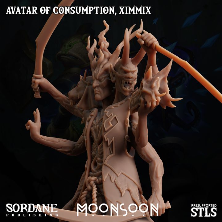Avatar of Consumption, Ximmix - Standing (75mm Base)