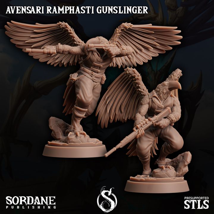 Human Gunslinger - Standing (25mm Base)