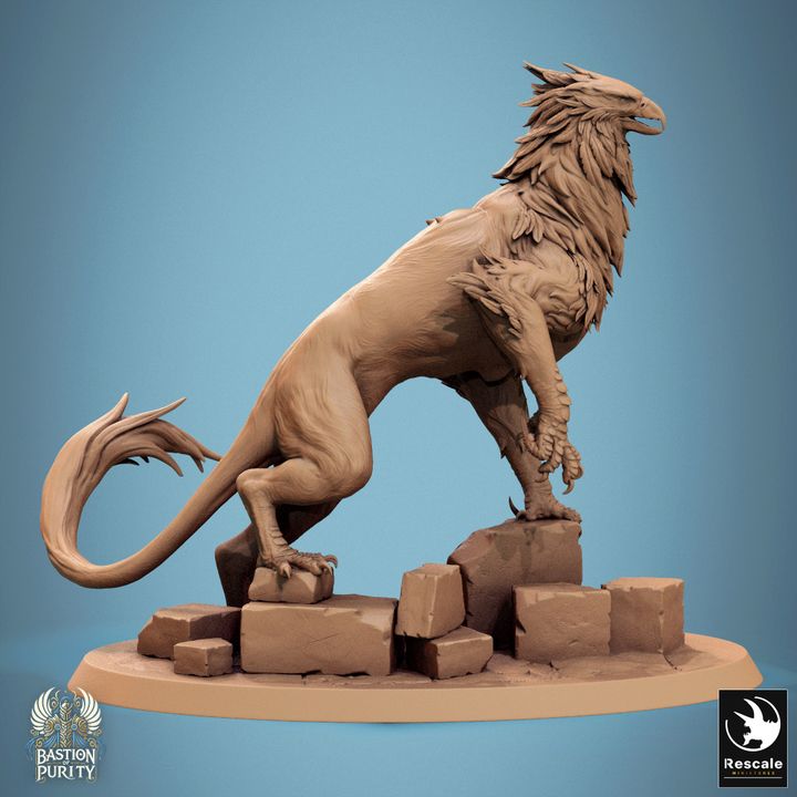 Collection Gryphon Beast Miniature Monstrosities | Huge | Rescale Miniatures | D&D DnD Pathfinder Miniature