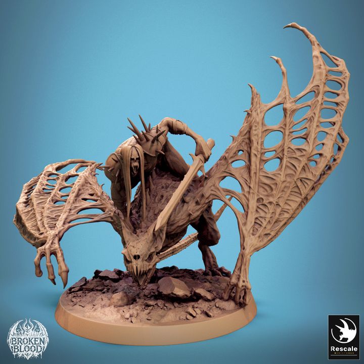 Dabeath Bat Check - Mounted (75mm x 42 Base)