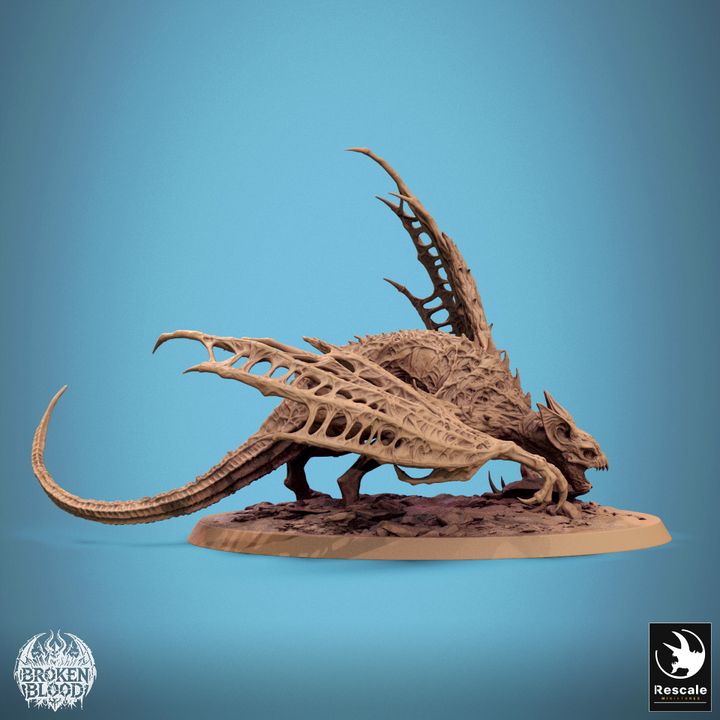 Dabeath Bat Check - Mounted (75mm x 42 Base)