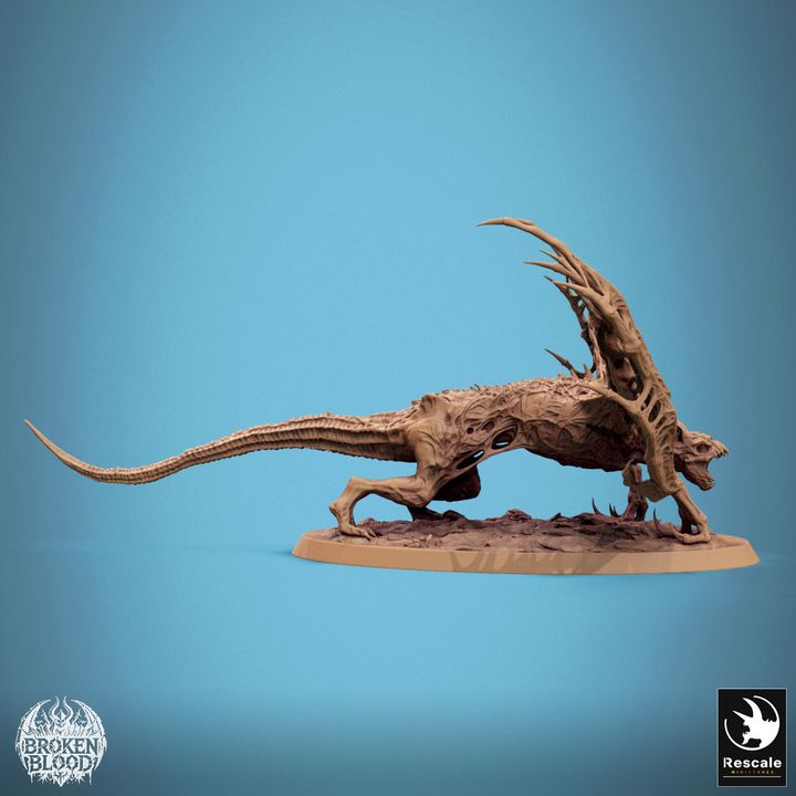 Collection Dabeath Bat Mounted Monstrous Beasts | Huge | Rescale Miniatures | D&D DnD Pathfinder Miniature