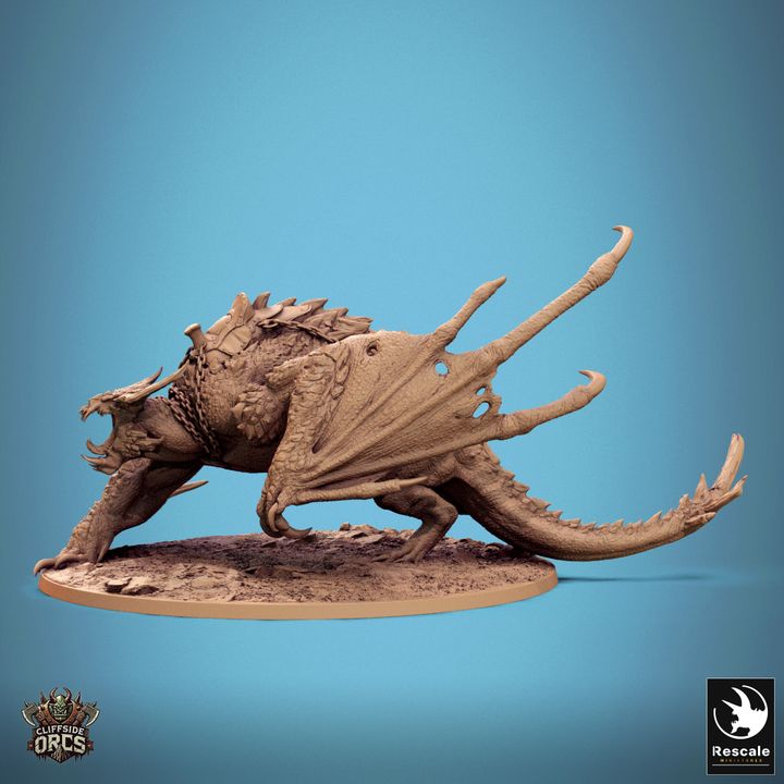Brutal Wyvern Walk (Colossal 160mm Base)