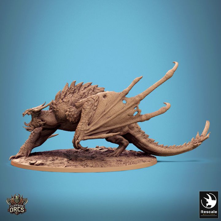 Brutal Wyvern Walk (Colossal 160mm Base)