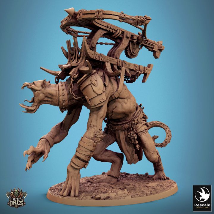 Death Walk, Giant Beast - Mounted (120mm Base)