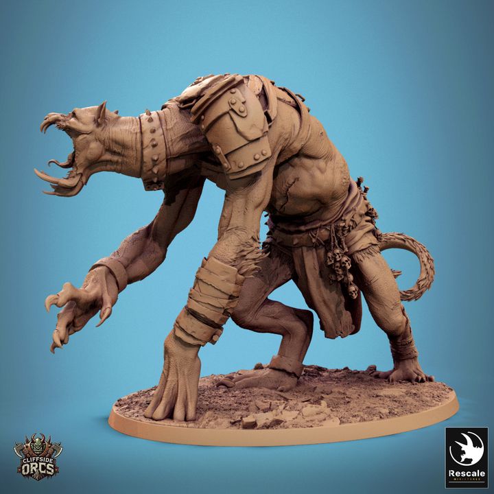 Death Walk, Giant Beast - Mounted (120mm Base)