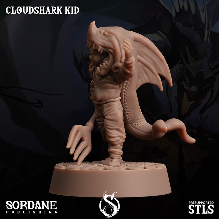 Cloudshark Kid - Pose (25mm Base)