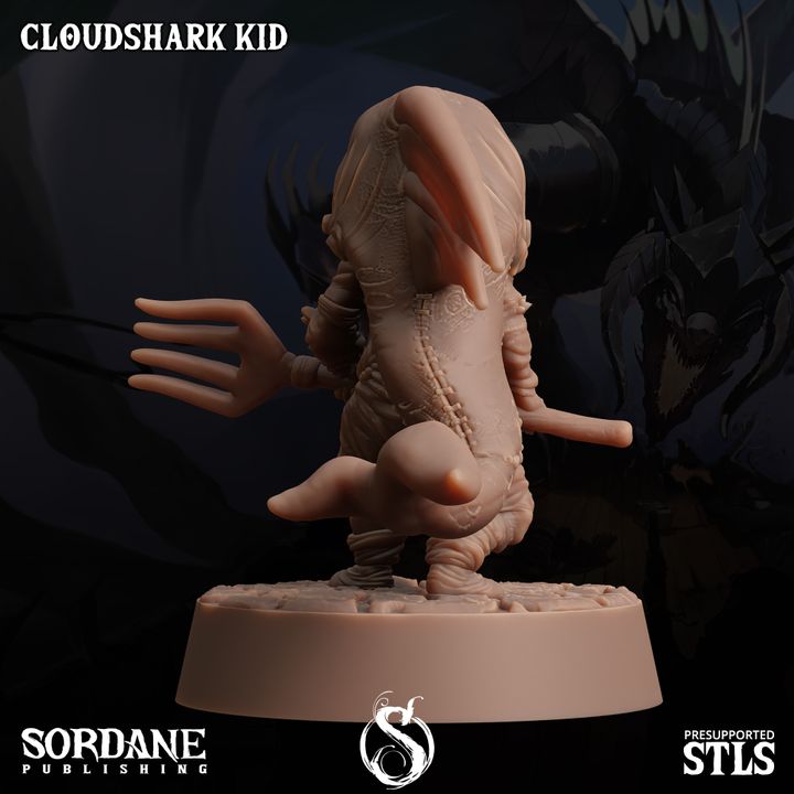 Cloudshark Kid - Pose (25mm Base)