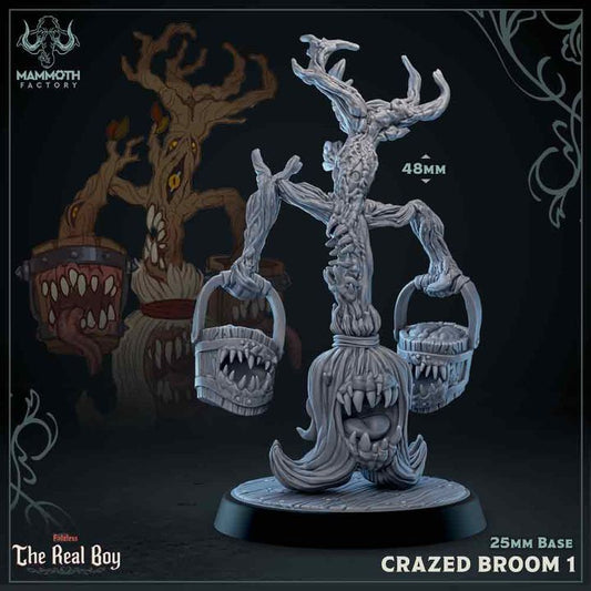 Crazed Broom Monstrosities Animated | Medium | Mammoth Factory | D&D DnD Pathfinder Miniature