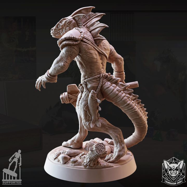Lizardfolk - Stalker (25mm Base)