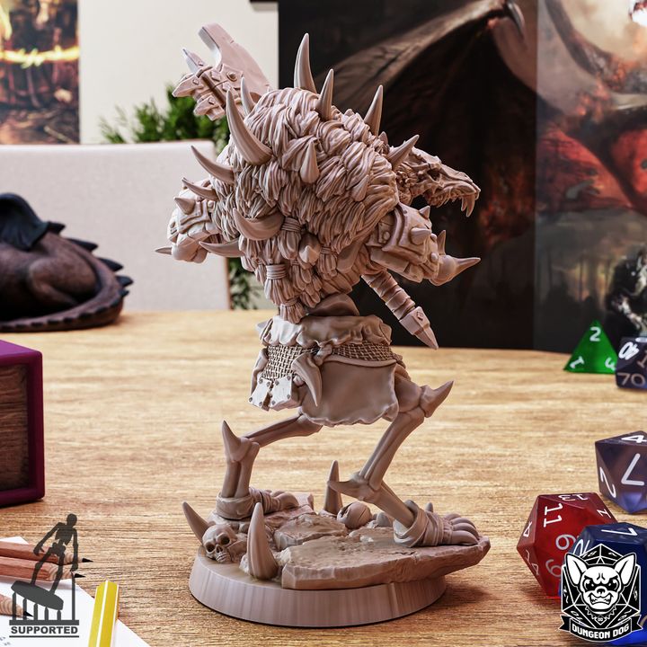 Gnoll Witherling - Battle (25mm Base)