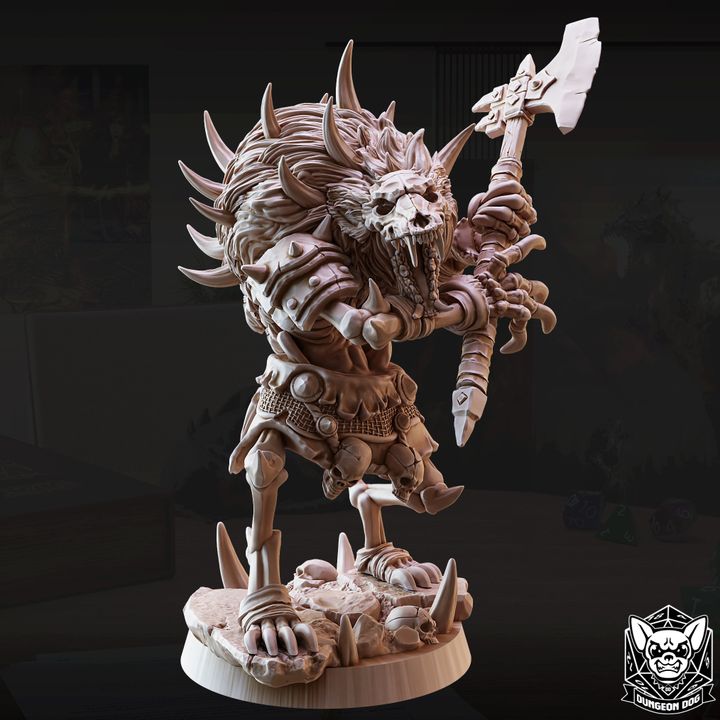 Gnoll Witherling - Battle (25mm Base)