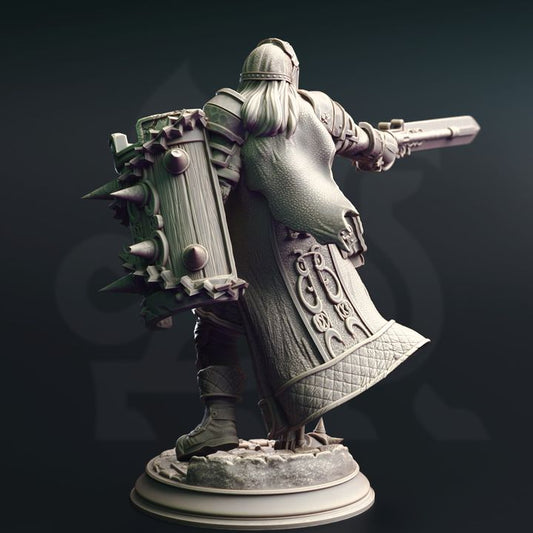 Vampire Hunter Fighter Undead Guard | Medium | DM Stash | D&D DnD Pathfinder Miniature