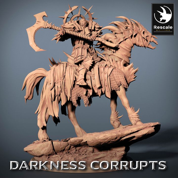 Darknight DeathHorse - Stance (50mm Base)