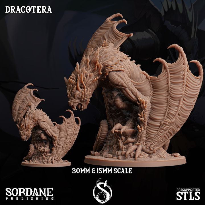 Dracotera - Watchful (75mm Base)