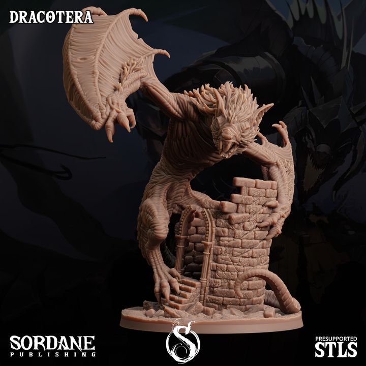 Dracotera - Watchful (75mm Base)