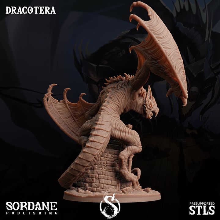 Dracotera - Watchful (75mm Base)