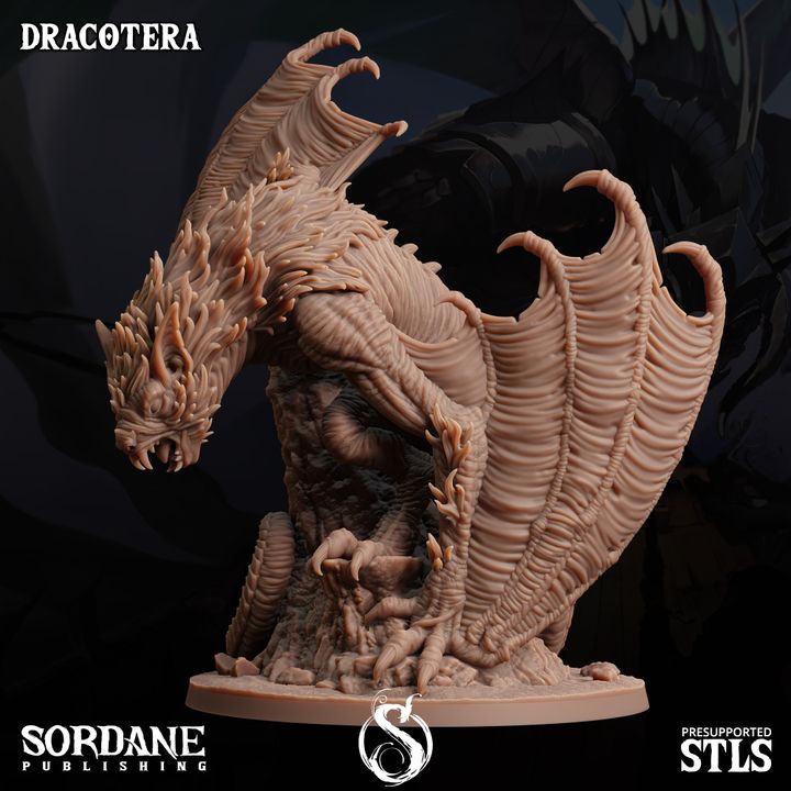 Dracotera - Watchful (75mm Base)