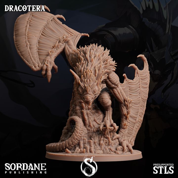 Dracotera - Watchful (75mm Base)