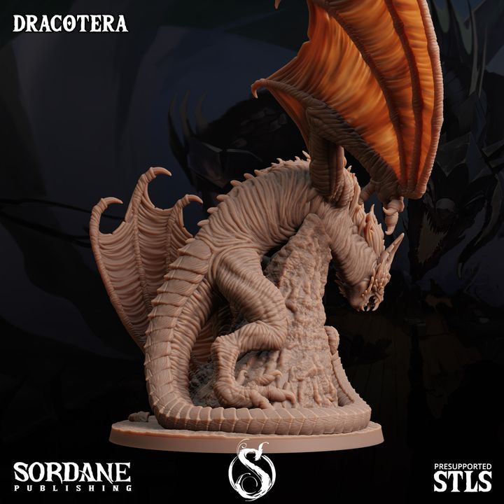 Dracotera - Watchful (75mm Base)