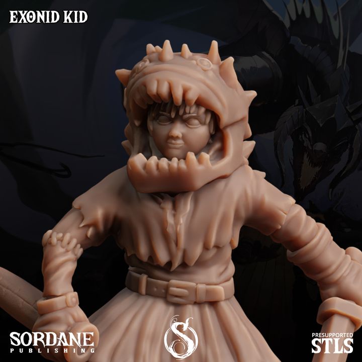 Haunted Child - Crouched (25mm Base)