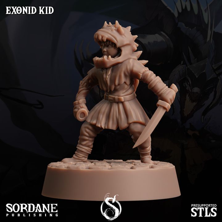 Haunted Child - Crouched (25mm Base)