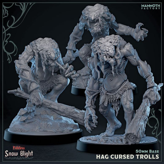 Hag Cursed Troll Giant Monster | Large | Mammoth Factory | D&D DnD Pathfinder Miniature