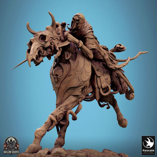 Spectral Horse Undead Mount Large | Rescale Miniatures | D&D DnD Pathfinder Miniature