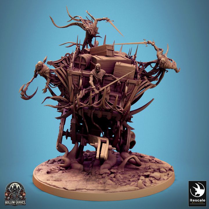 Phantom Coach - With Ghosts (170mm Base)