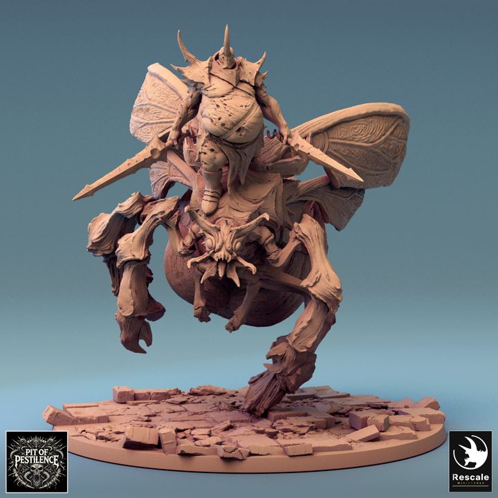 Kharax Fly - Mounted (130mm Base)