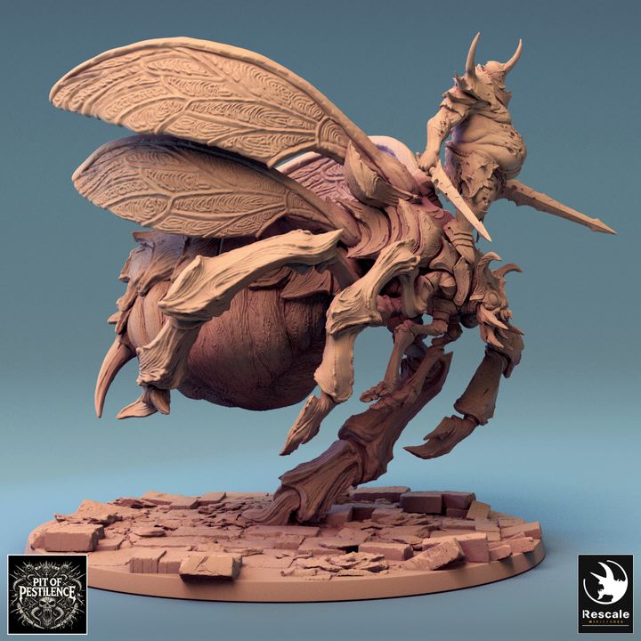 Kharax Fly - Mounted (130mm Base)
