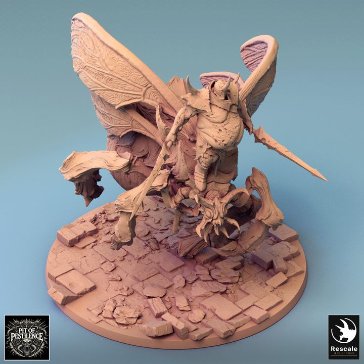 Kharax Fly - Mounted (130mm Base)