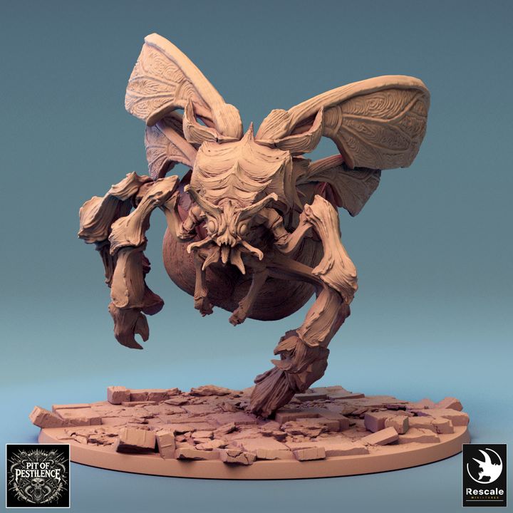 Kharax Fly - Mounted (130mm Base)