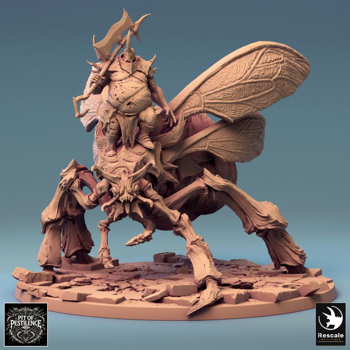 Collection Insectoid Beast Rider Monstrosities | Colossal | Rescale Miniatures | D&D DnD Pathfinder Miniature