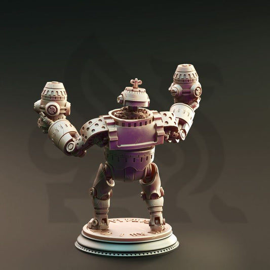 Clockwork Simulacrum Construct Fighter | Medium | DM Stash | D&D DnD Pathfinder Miniature