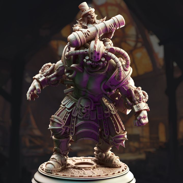 Chemical Abomination Goblin Mount Orc | Large | DM Stash | D&D DnD Pathfinder Miniature