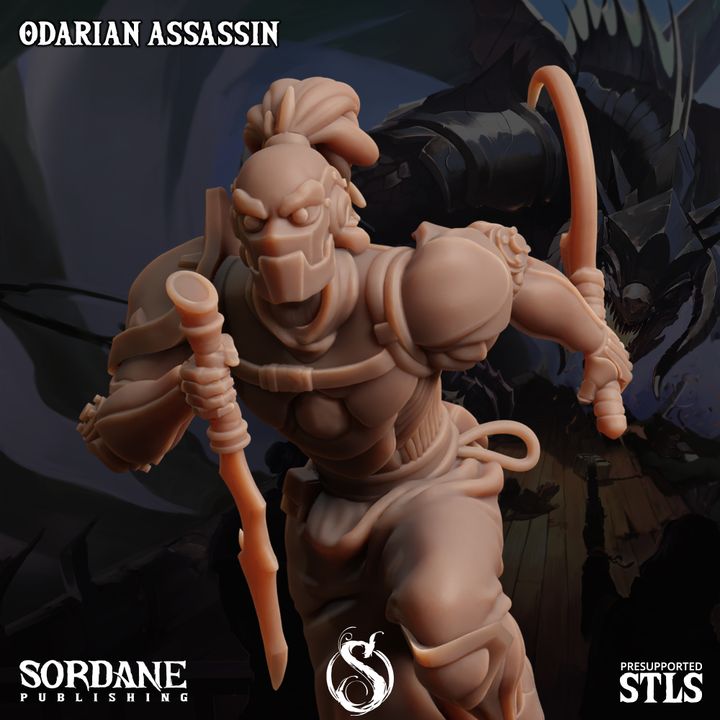Odarian Assassin - Stealth (25mm Base)