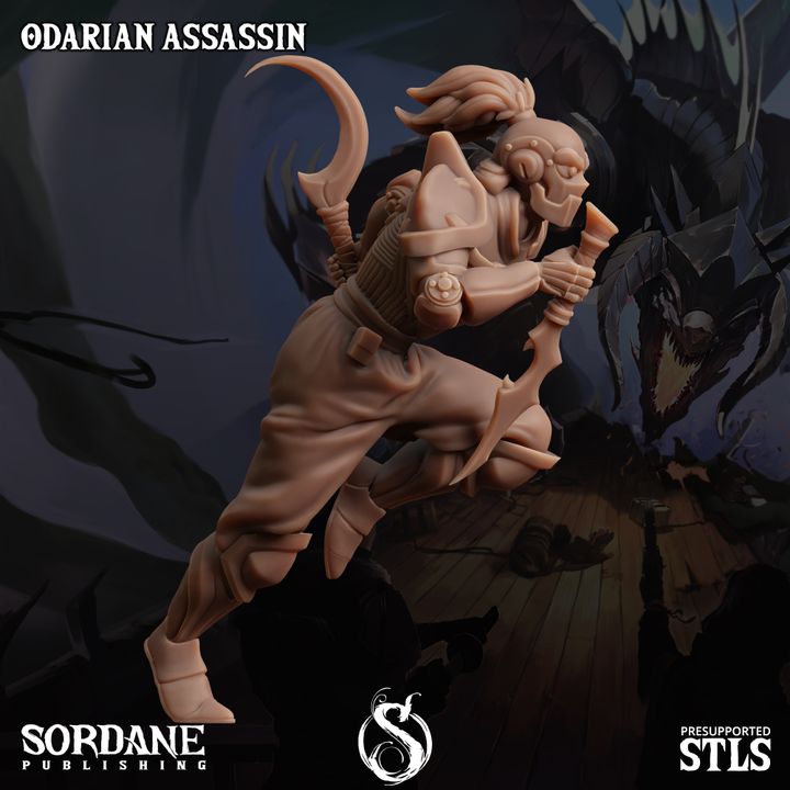 Odarian Assassin - Stealth (25mm Base)