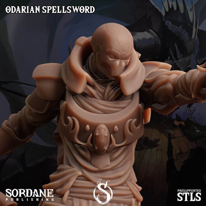 Odarian Spellsword - Casting (25mm Base)
