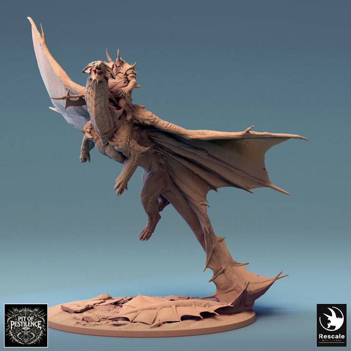 Collection Brass Dragon Majestic Scaled Colossal | Colossal | Rescale Miniatures | D&D DnD Pathfinder Miniature