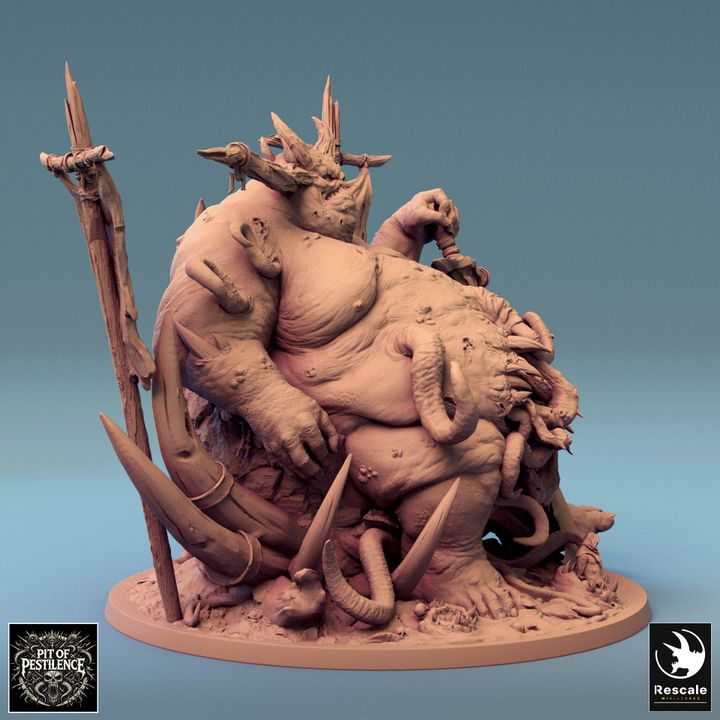 Collection Purulent Demon Monstrosity Tentacles | Colossal | Rescale Miniatures | D&D DnD Pathfinder Miniature