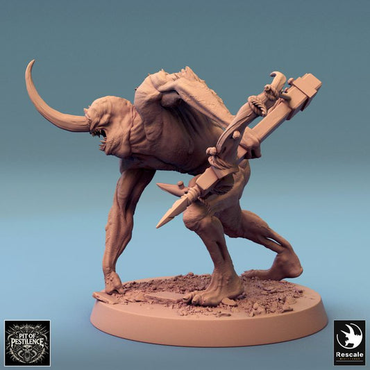 Undead Crossbow Servant Reloading | Medium | Rescale Miniatures | D&D DnD Pathfinder Miniature