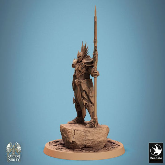Sentinel Guardian Spear Paladin | Large | Rescale Miniatures | D&D DnD Pathfinder Miniature